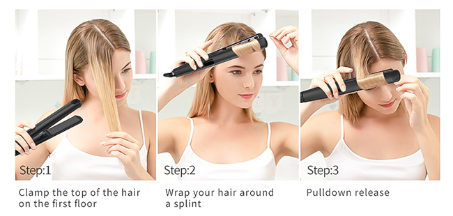 Which Direction to Curl Digital Hair with a Straightener?