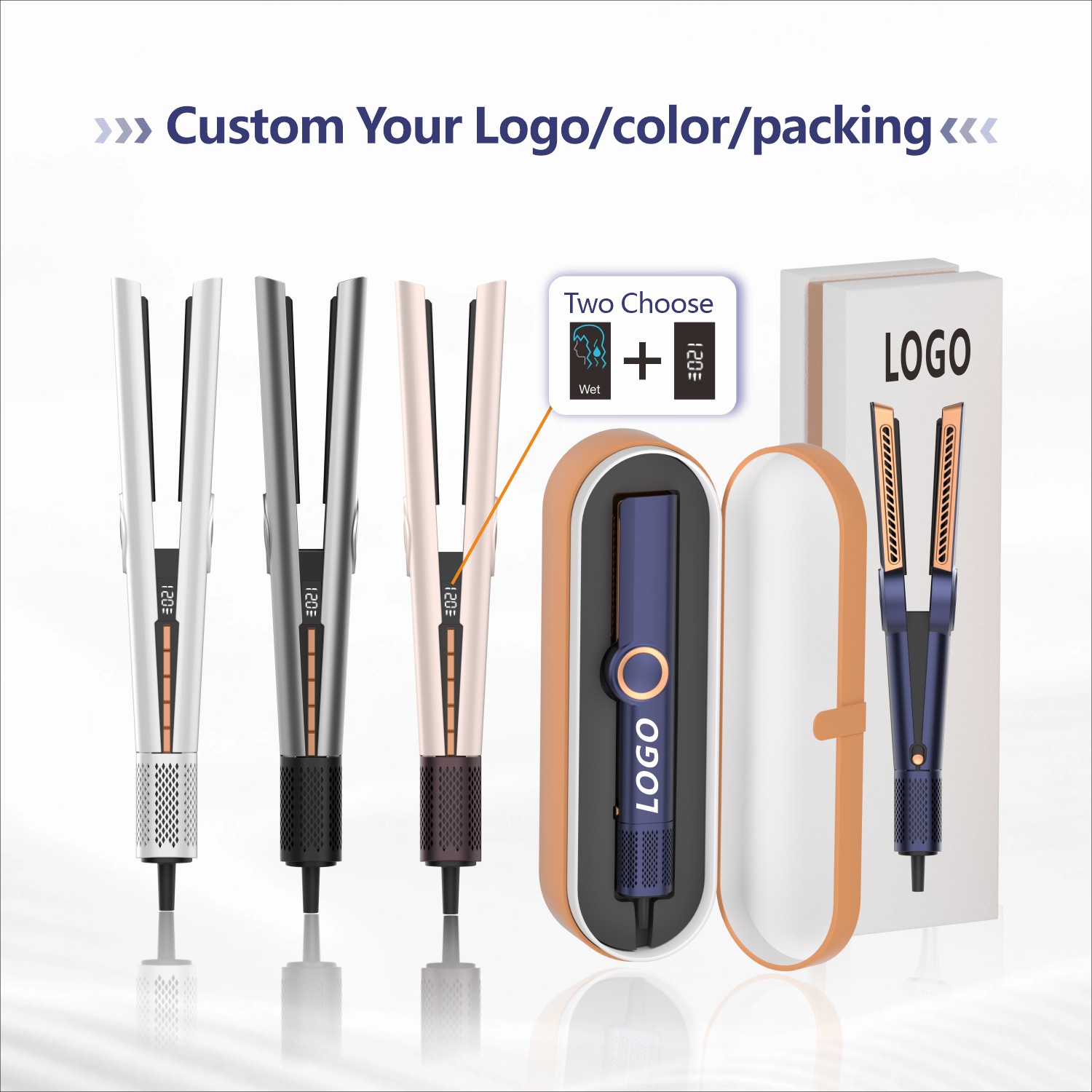 Mesky Wet to Dry Hair Straightener with Extensive Customization Support for OEM Buyers