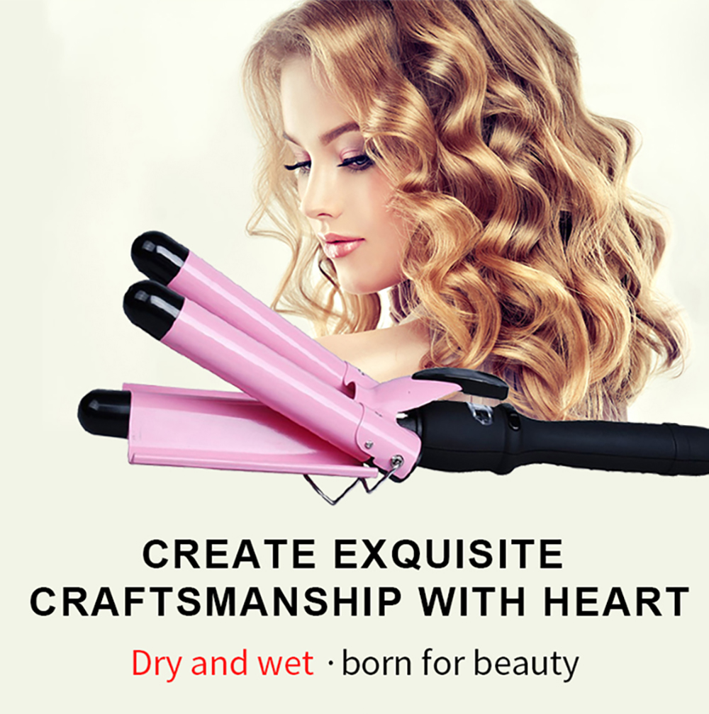 Mesky OEM customized 3 barrel curling iron wholesale