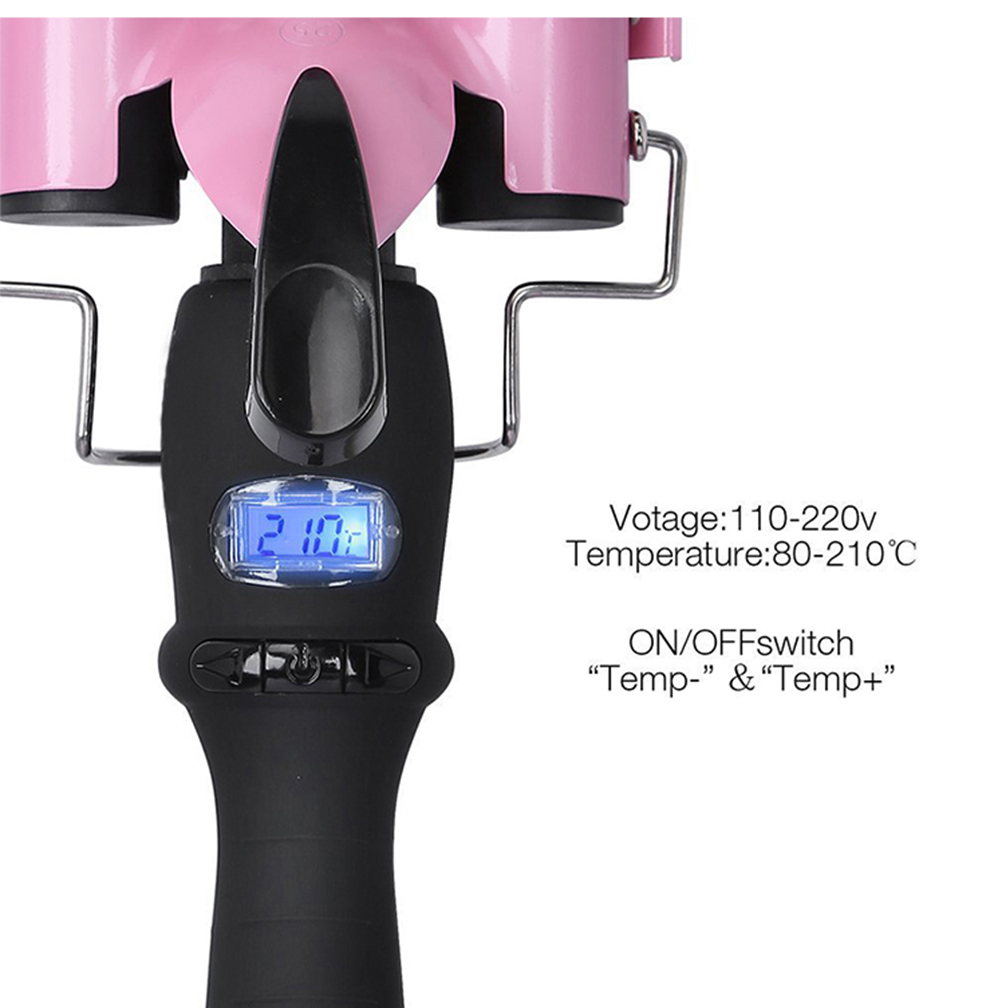 Mesky OEM customized 3 barrel curling iron wholesale