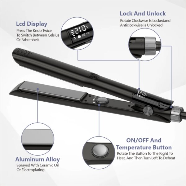 Mesky Wholesale Ceramic Flat Iron for Hair Styling