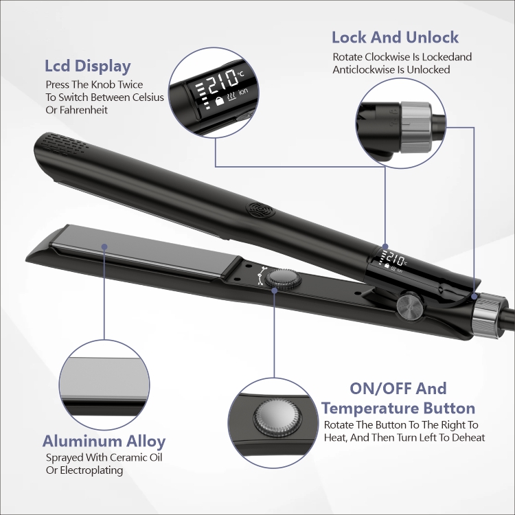 Mesky Wholesale Ceramic Flat Iron for Hair Styling