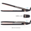 Infrared hair straightener dimensions and product size illustration